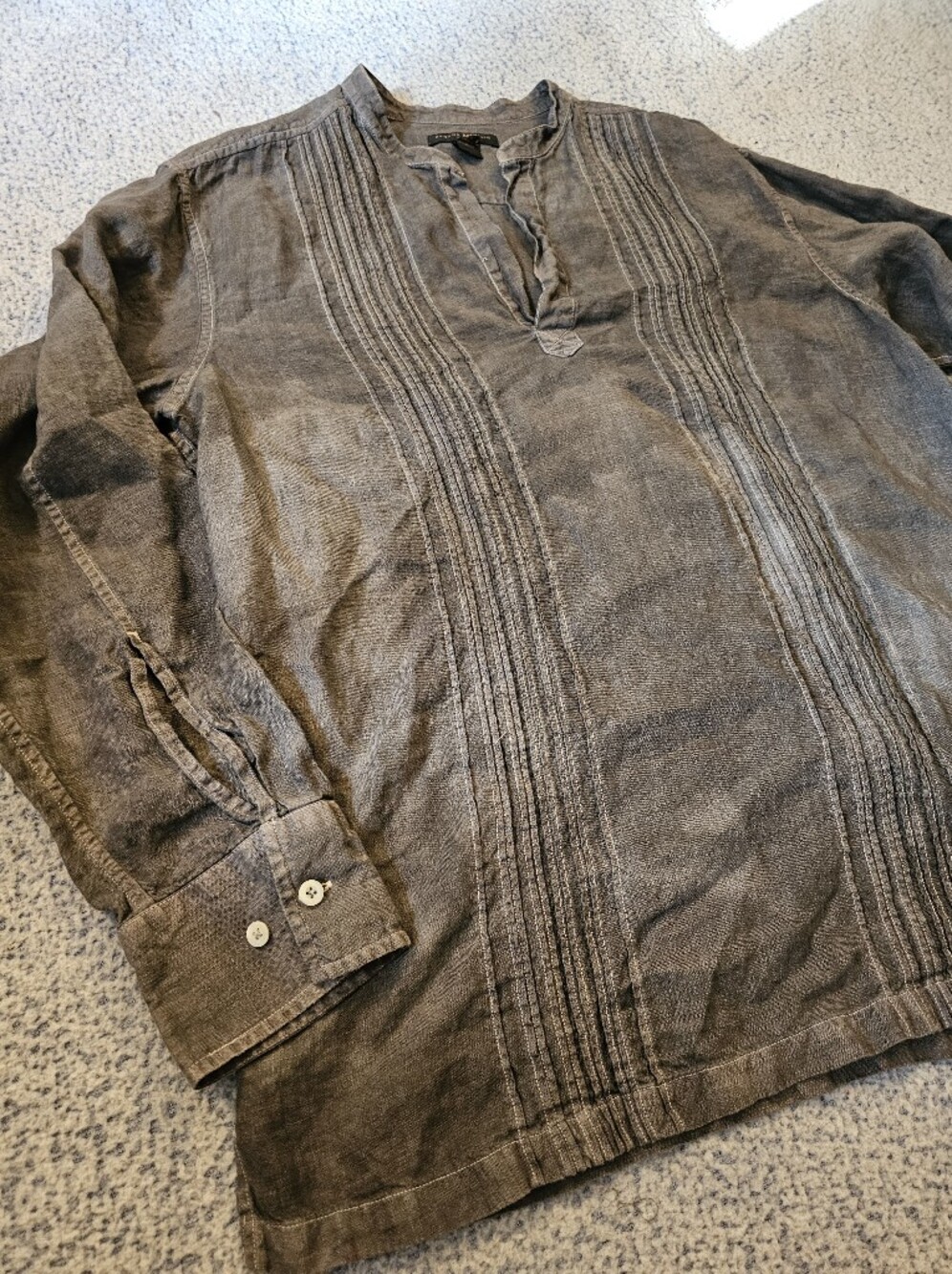 Banana Republic Grey Linen Tunic